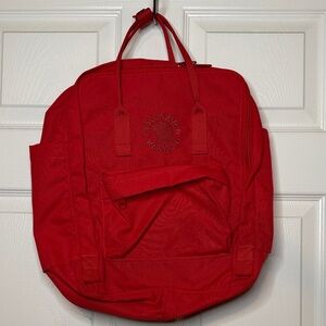 Fjallraven Kånken Bright Red Backpack